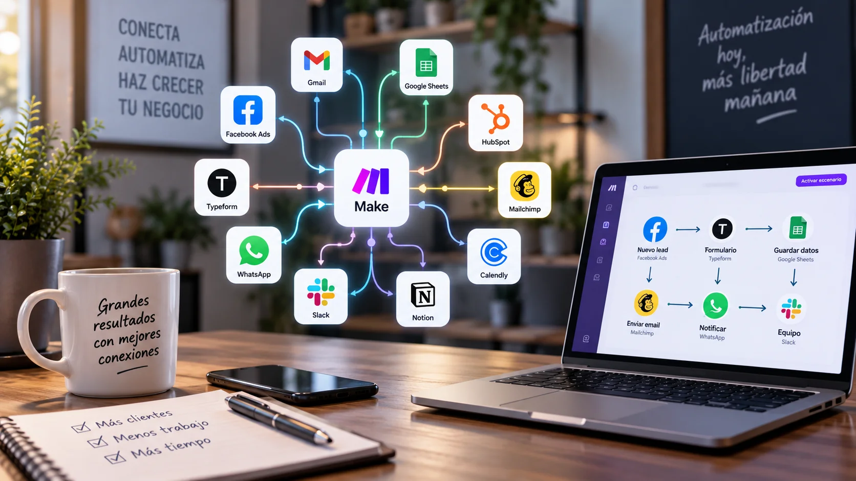 conexiones automatizacion apps