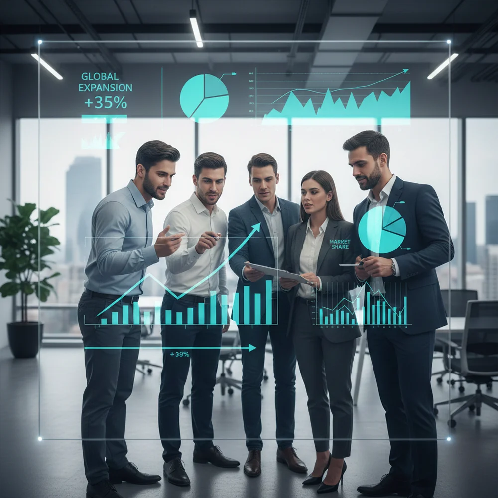 equipo de trabajo joven